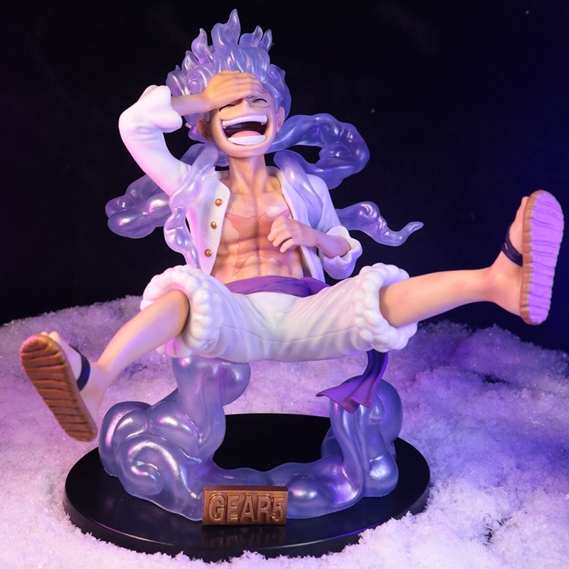 17cm Anime One Piece Figure Luffy Gear 5 Action Figure Sun God Luffy Nika PVC Action 3 - One Piece Figure
