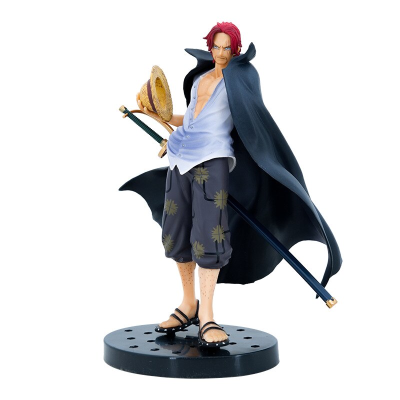 17cm Anime One Piece Red Hair Shanks Action Figures Cartoon Figure Model PVC Doll Collection Decoration 4 - One Piece Figure