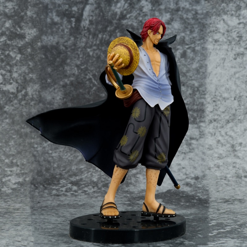 17cm Anime One Piece Red Hair Shanks Action Figures Cartoon Figure Model PVC Doll Collection Decoration - One Piece Figure