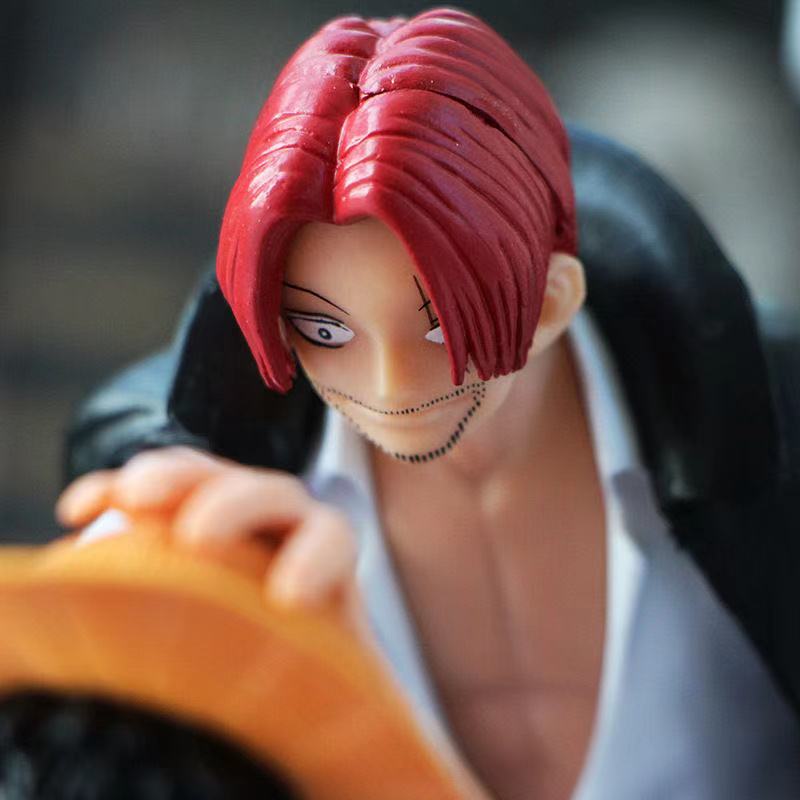 17cm One Piece Anime Figure Four Emperors Shanks Straw Hat Luffy Action Figure One Piece Sabo 3 - One Piece Figure