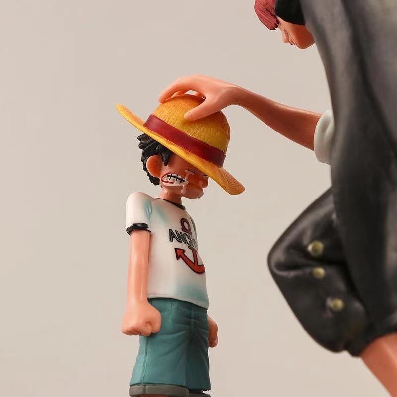17cm One Piece Anime Figure Four Emperors Shanks Straw Hat Luffy Action Figure One Piece Sabo 4 - One Piece Figure