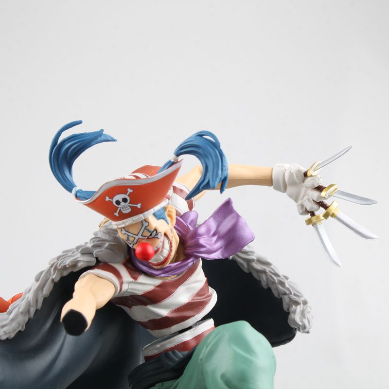2022 New Anime One Piece Buggy Figure Buggy Toy Anime Figure PVC Action Figure Collectible Model 1 - One Piece Figure