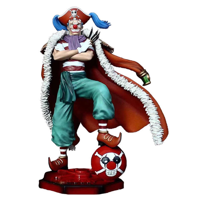 28cm GK Stampede Douke No Buggy Action Figure Anime One Piece Oka Shichibukai The Grandline Men - One Piece Figure