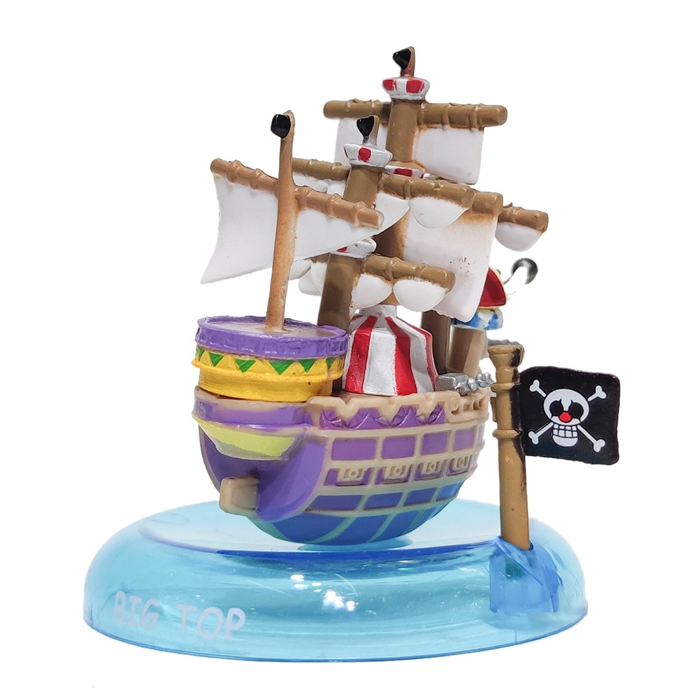 6pcs Anime One Piece Thousand Sunny Pirate Ship Figures Navy Boat Model Going Merry Model Mini 5 - One Piece Figure