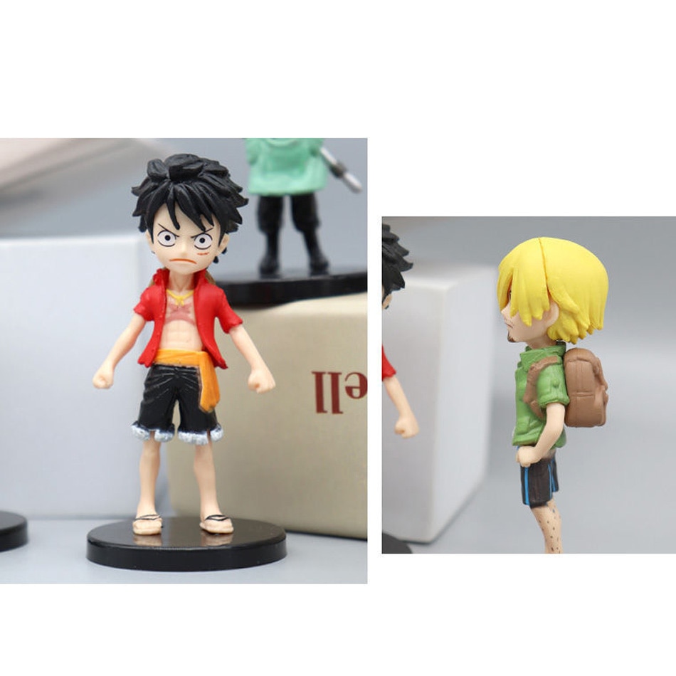 6pcs set Anime One Piece Action Figure PVC Luffy New Action Collectible Model Decorations Doll Children 5 - One Piece Figure