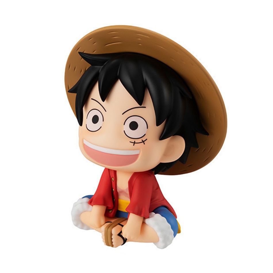 7cm Anime Figure One Piece Monkey D Luffy Roronoa Zoro Kawaii Toys Q Figural Car Decoration 1 - One Piece Figure