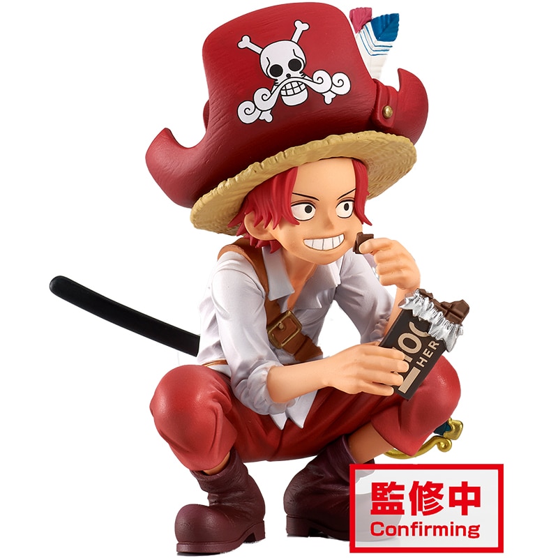 9Cm In Stock Pvc One Piece Red Head Shanks Country of Peace Static Doll Periphery Christmas - One Piece Figure