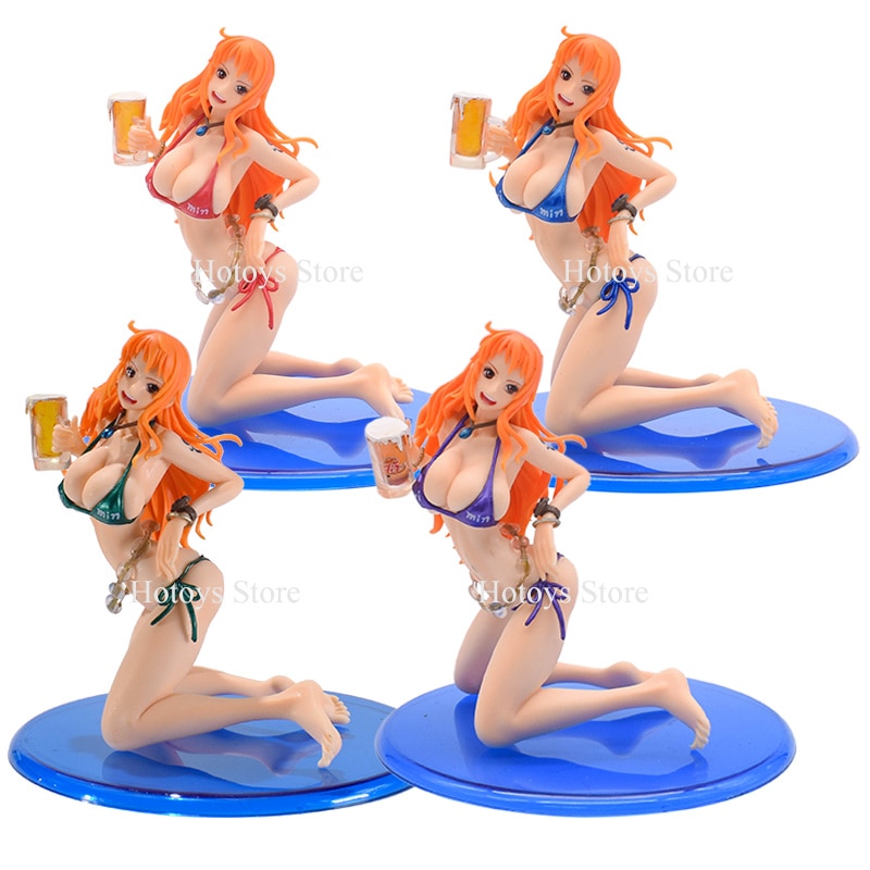 Anime One Piece Figure Nami GK Fashion Sexy Girl Figurine Toys PVC Action Figure Drunk kimono 5 - One Piece Figure