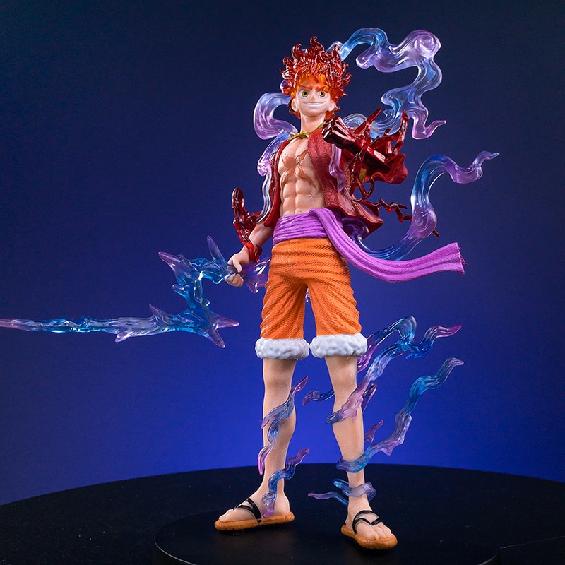 Anime One Piece Luffy GEAR 5 Figurine 21CM Nika Sun God Action Figures Collectible Model Toys 5 - One Piece Figure