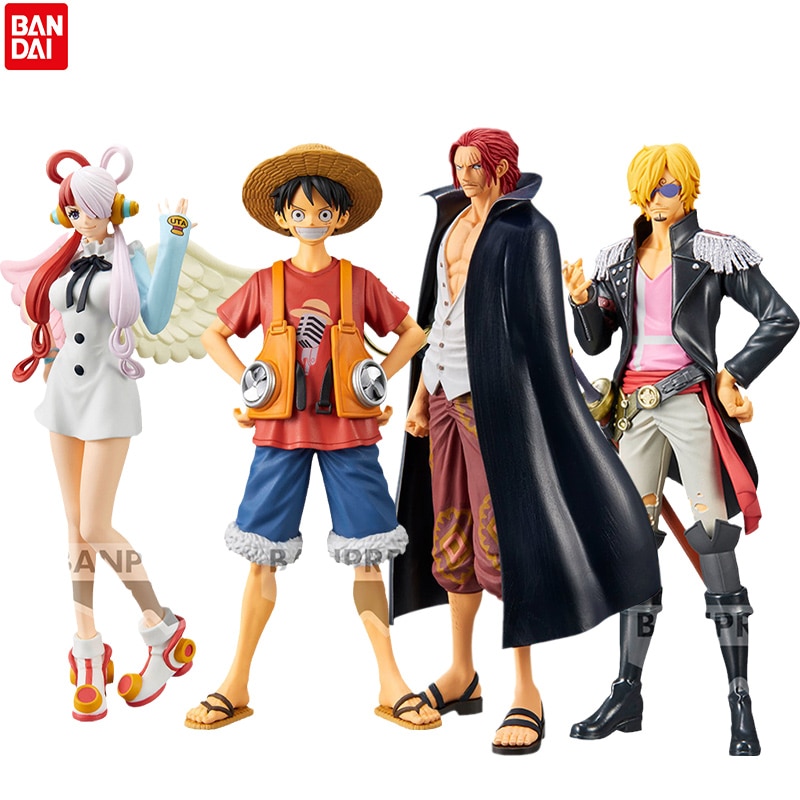 Bandai Movie ONE PIECE FILM RED DXF THE GRANDLINE LADY Shanks Luffy Vinsmoke SanjiUta Uta Figure - One Piece Figure
