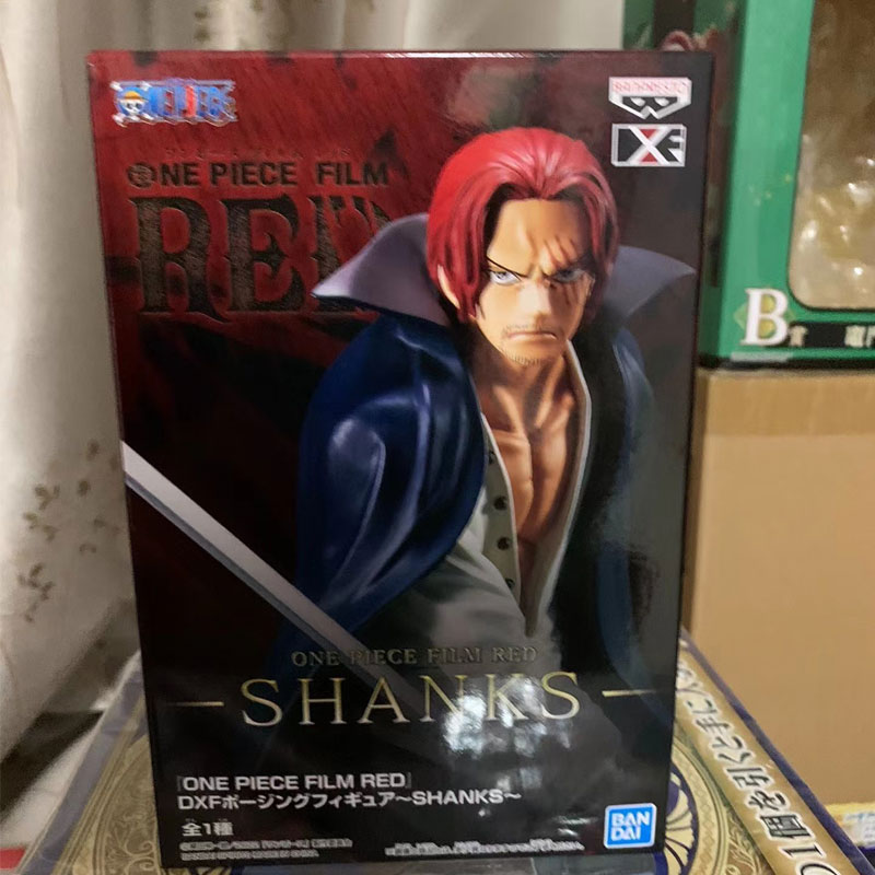 In Stock New Original BANPRESTO Janpanese Anime One Piece FILM RED SHANKS PVC Action Figure Toys 2 - One Piece Figure