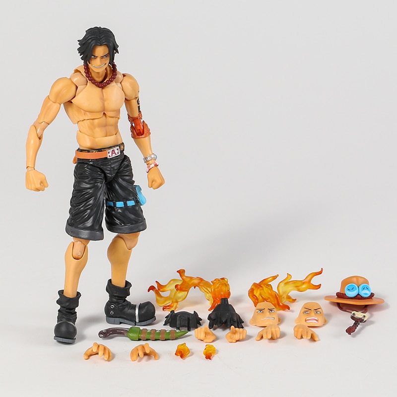 MH Variable Action Heroes One Piece Portgas D Ace Monkey D Luffy Roronoa Zoro 7 Action 2 - One Piece Figure