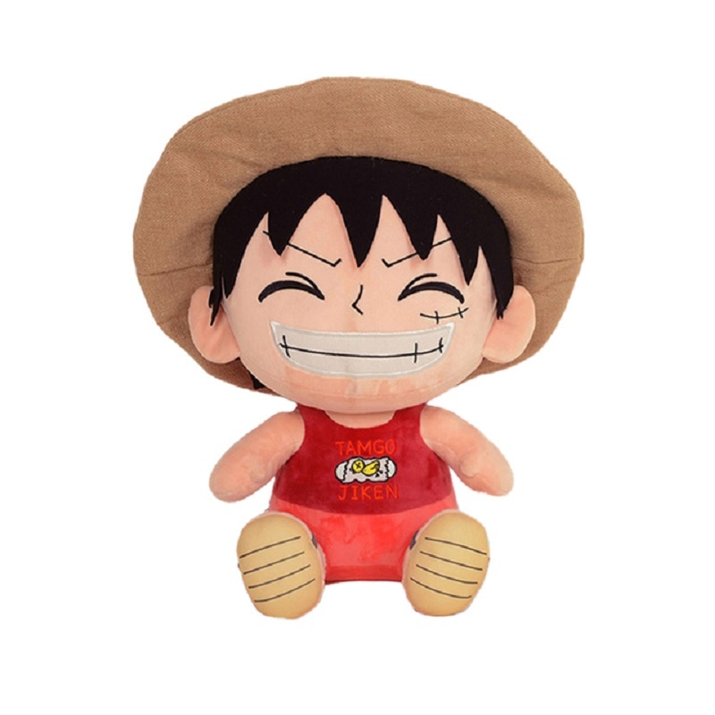 New 14 25cm One Piece Plush Toys Anime Figure Luffy Chopper Ace Law Cute Doll Cartoon 1 - One Piece Figure