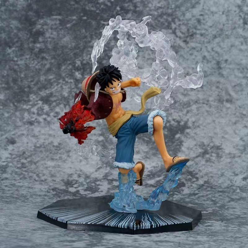 One Piece Anime Monkey D Luffy Roronoa Ace Pvc Action Model Collection Cool Stunt Figure Toy 3 - One Piece Figure
