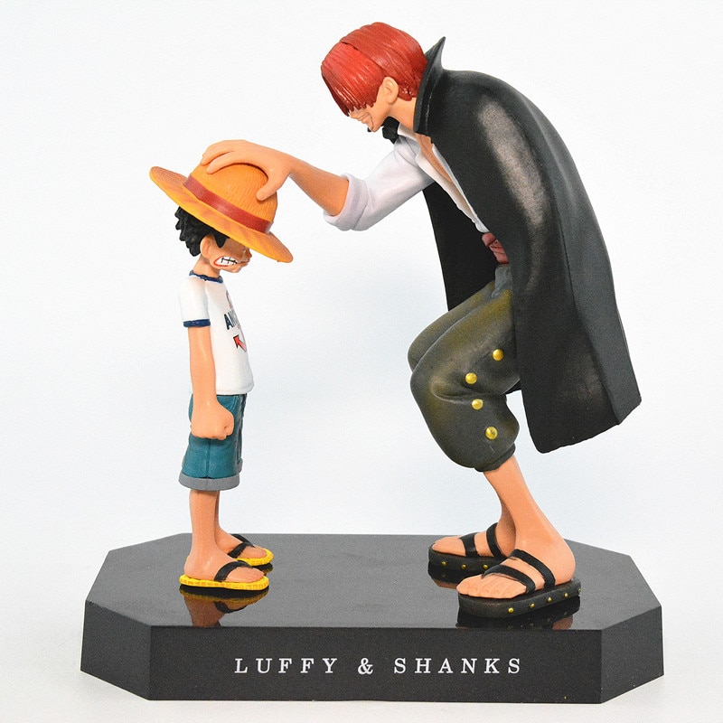 One Piece Luffy Shunks PVC Action Figures Toy 180mm One Piece Anime Monkey D Luffy Figurine 1 - One Piece Figure