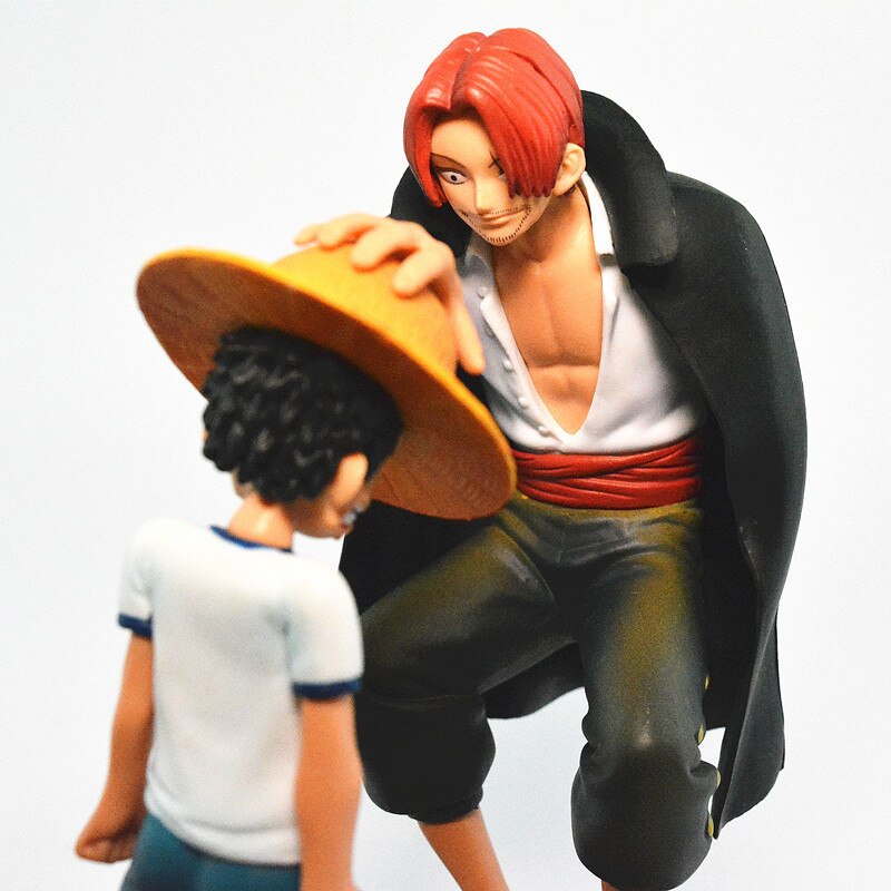 One Piece Luffy Shunks PVC Action Figures Toy 180mm One Piece Anime Monkey D Luffy Figurine 4 - One Piece Figure