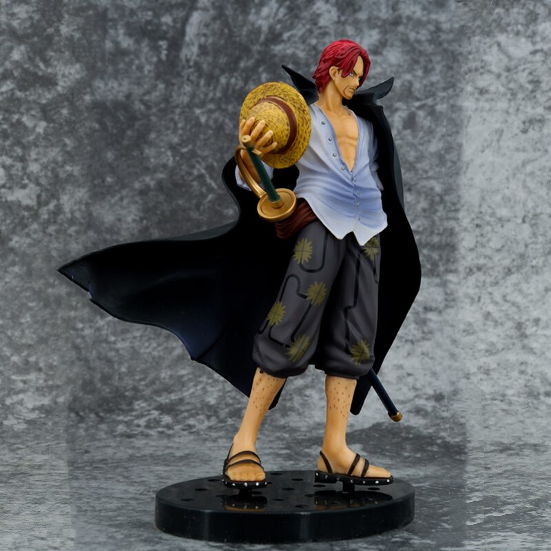 One Piece Red haired Shanks Action Figure New World Four Emperors Anime Cartoon Model Collection Of 2 - One Piece Figure