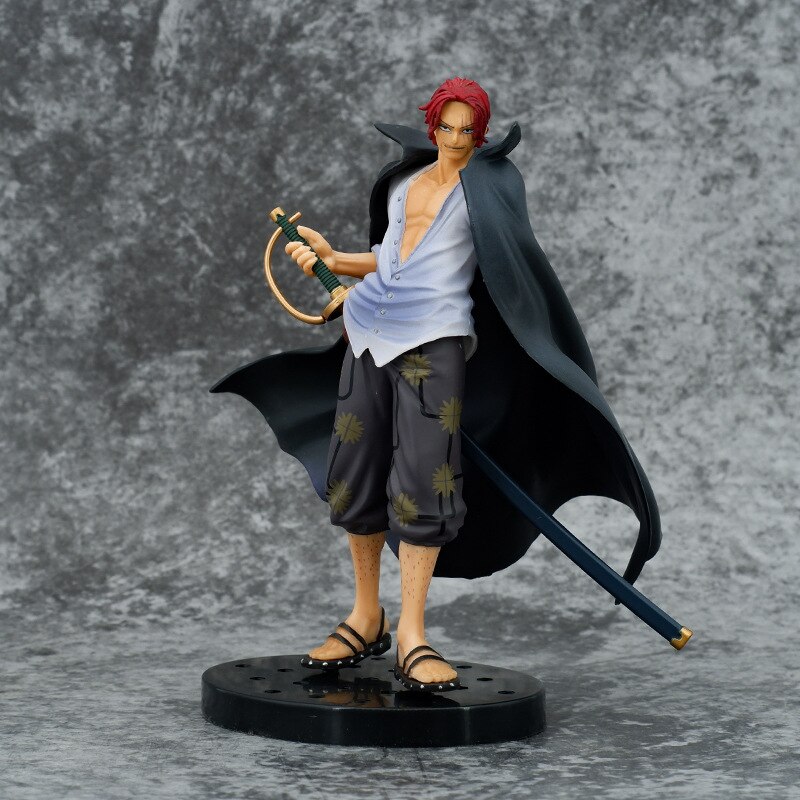 One Piece Red haired Shanks Action Figure New World Four Emperors Anime Cartoon Model Collection Of 3 - One Piece Figure
