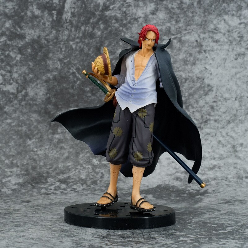 One Piece Red haired Shanks Action Figure New World Four Emperors Anime Cartoon Model Collection Of 4 - One Piece Figure