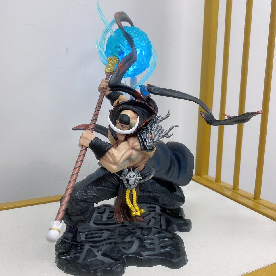 One Piece WHITE BEARD Edward Newgate Edward Pirates Action PVC SCultures With Light Collection Team Model 5 - One Piece Figure