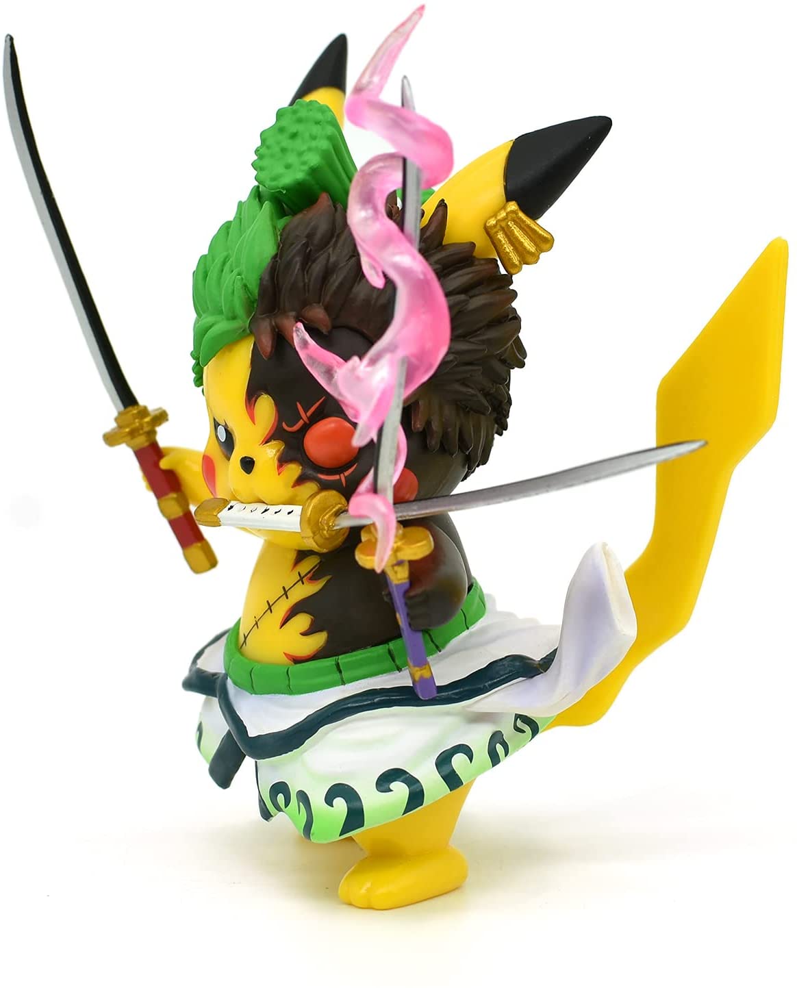 PVC 4 Pokemon Anime Kawaii Pikachu Cosplay Roronoa Zoro Action Figure Statues GK Collection Birthday Gifts 3 - One Piece Figure