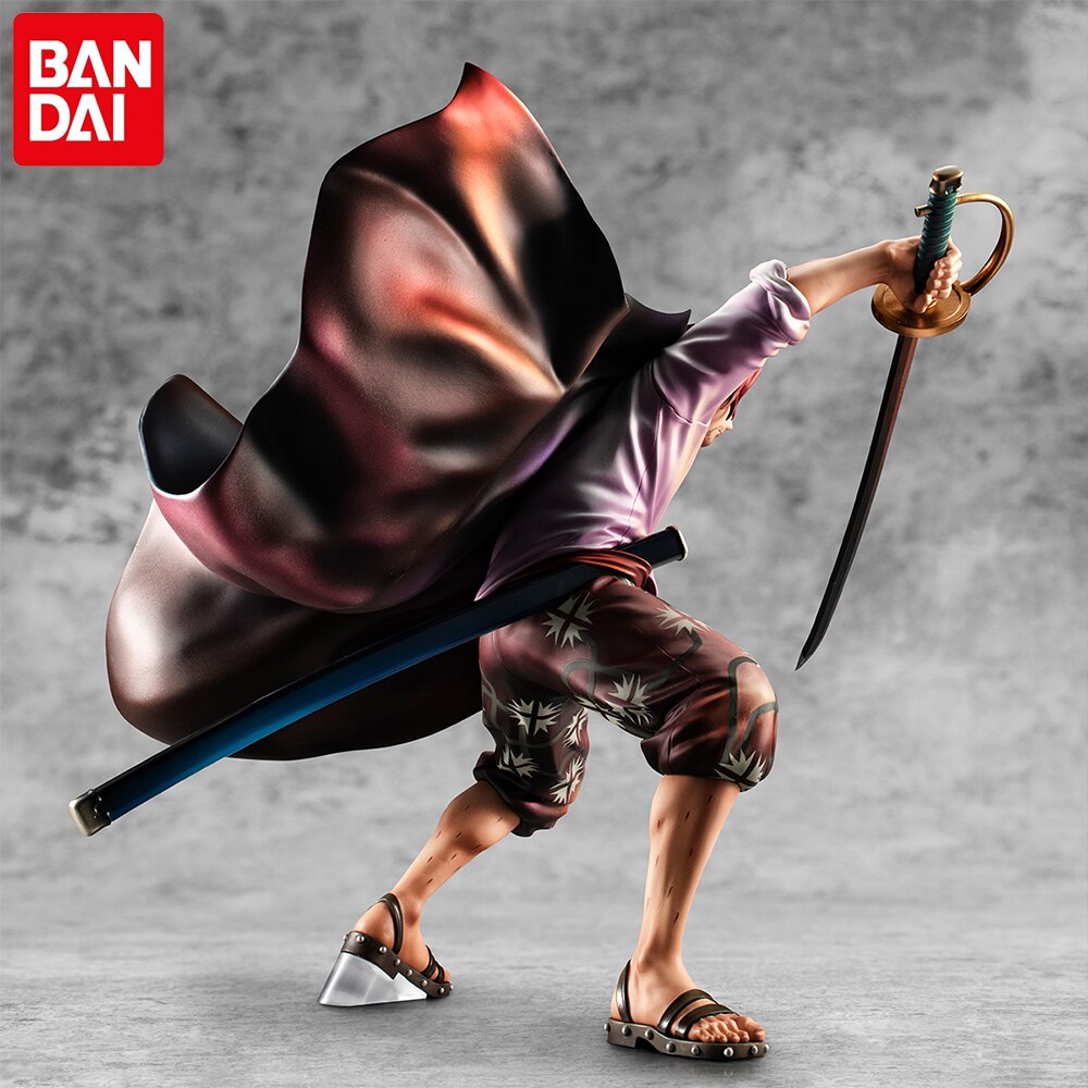 Pre Sale One Piece Anime Figure Red Hair Shanks Action Figures Memory playback Collection Model Desktop 3 - One Piece Figure