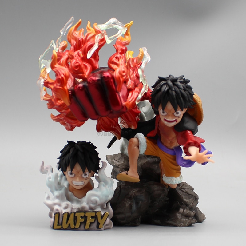 13cm One Piece Figures Nika Anime Figurine Luffy Action Figures The God Of Sun Pvc Collection 4 - One Piece Figure